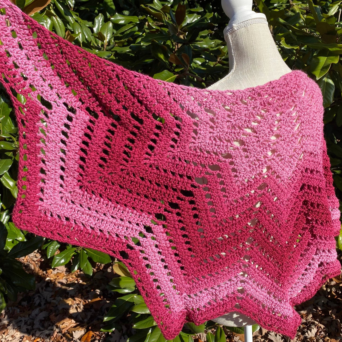 Spirit Chevron Shawl Crochet Pattern