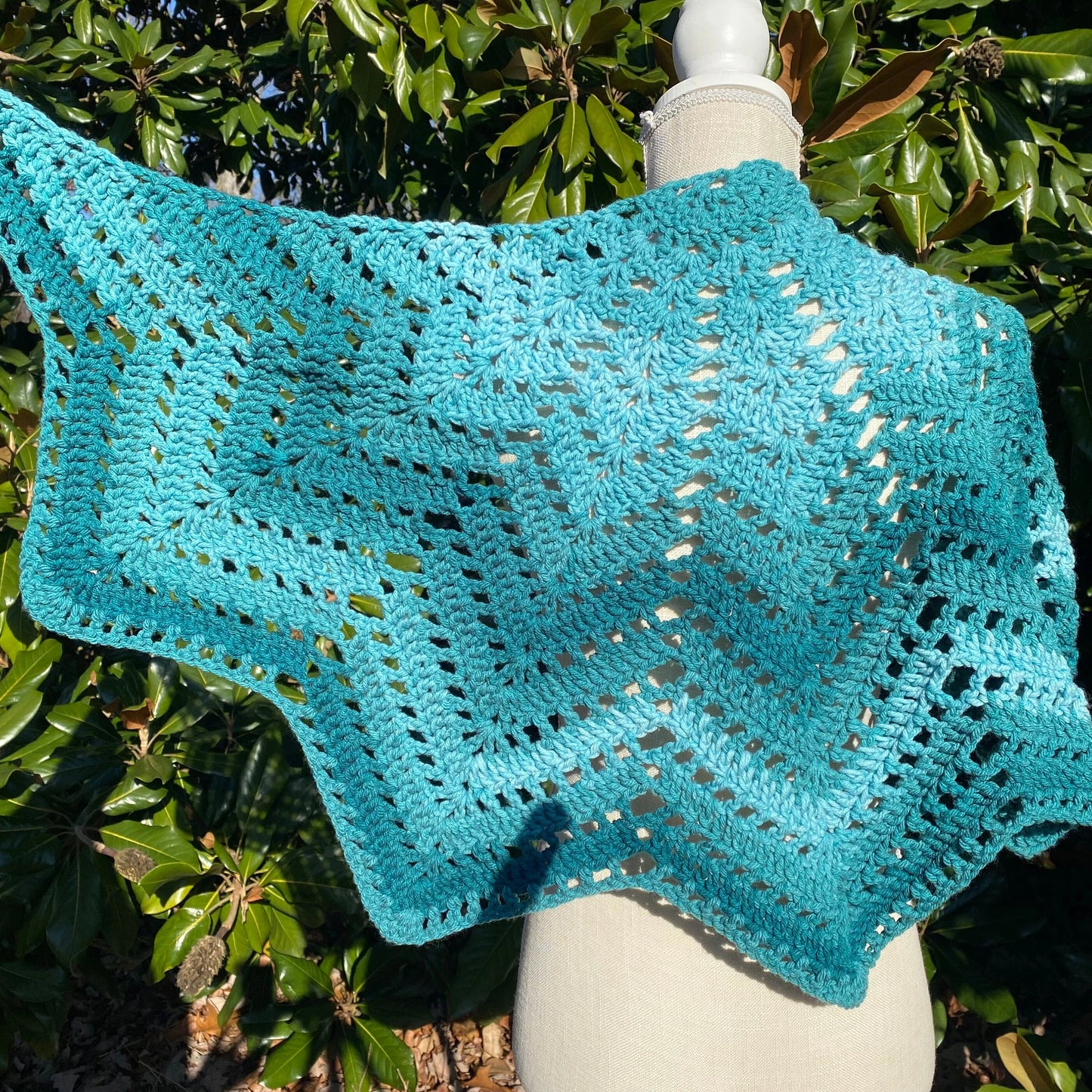 Spirit Chevron Shawl Crochet Pattern