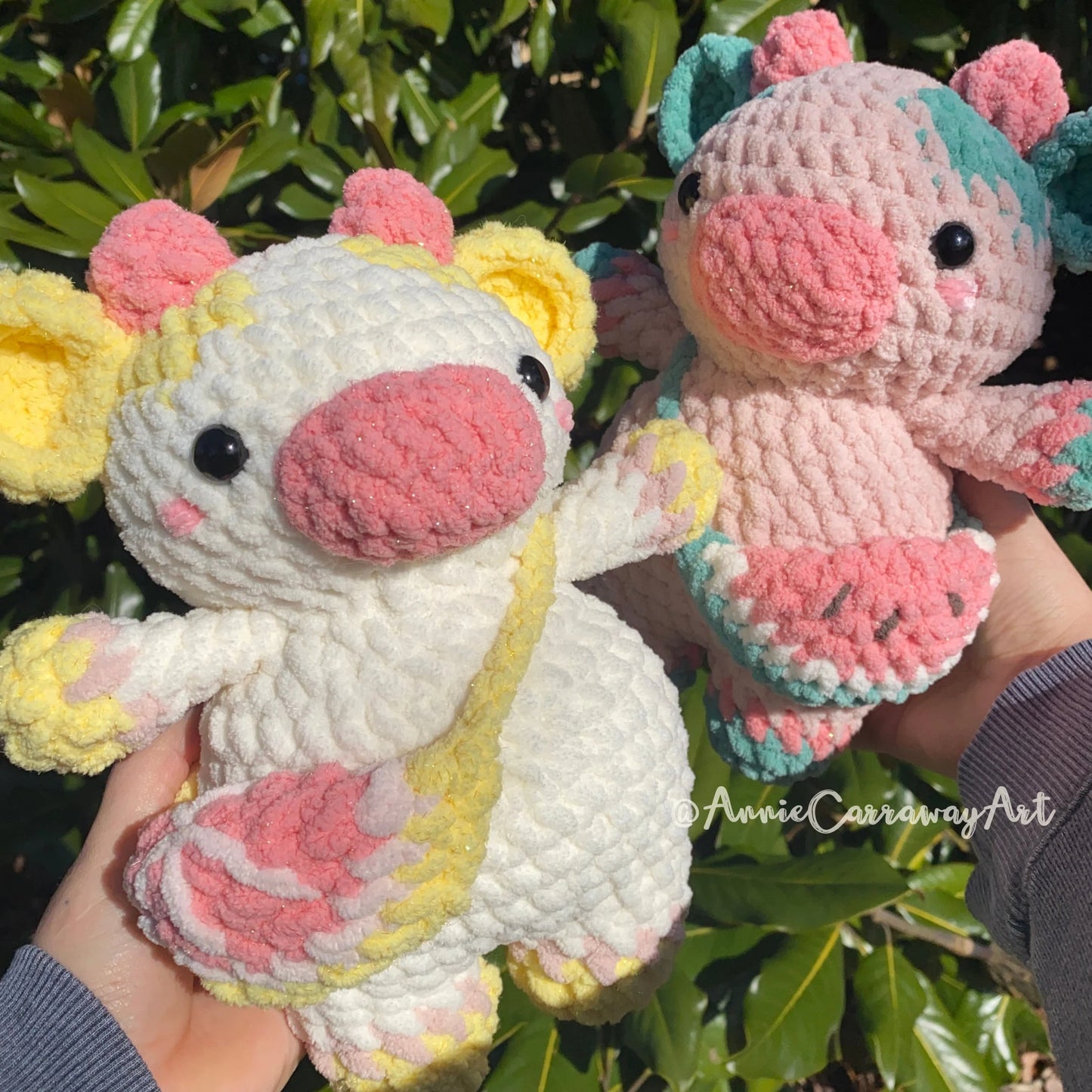 Fruit Slice Cows Crochet Pattern