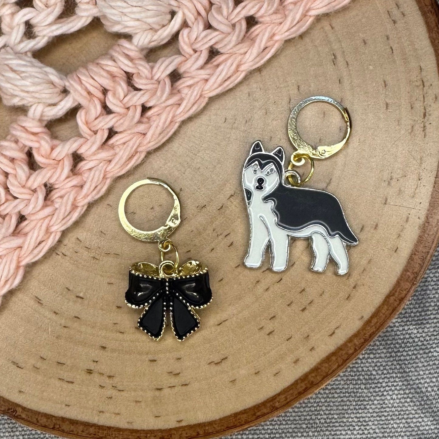 Husky Stitch Markers | 2 pack