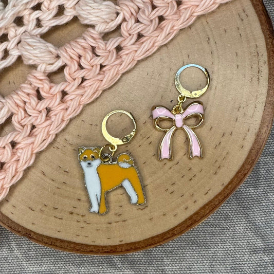 Shiba Stitch Markers | 2 pack