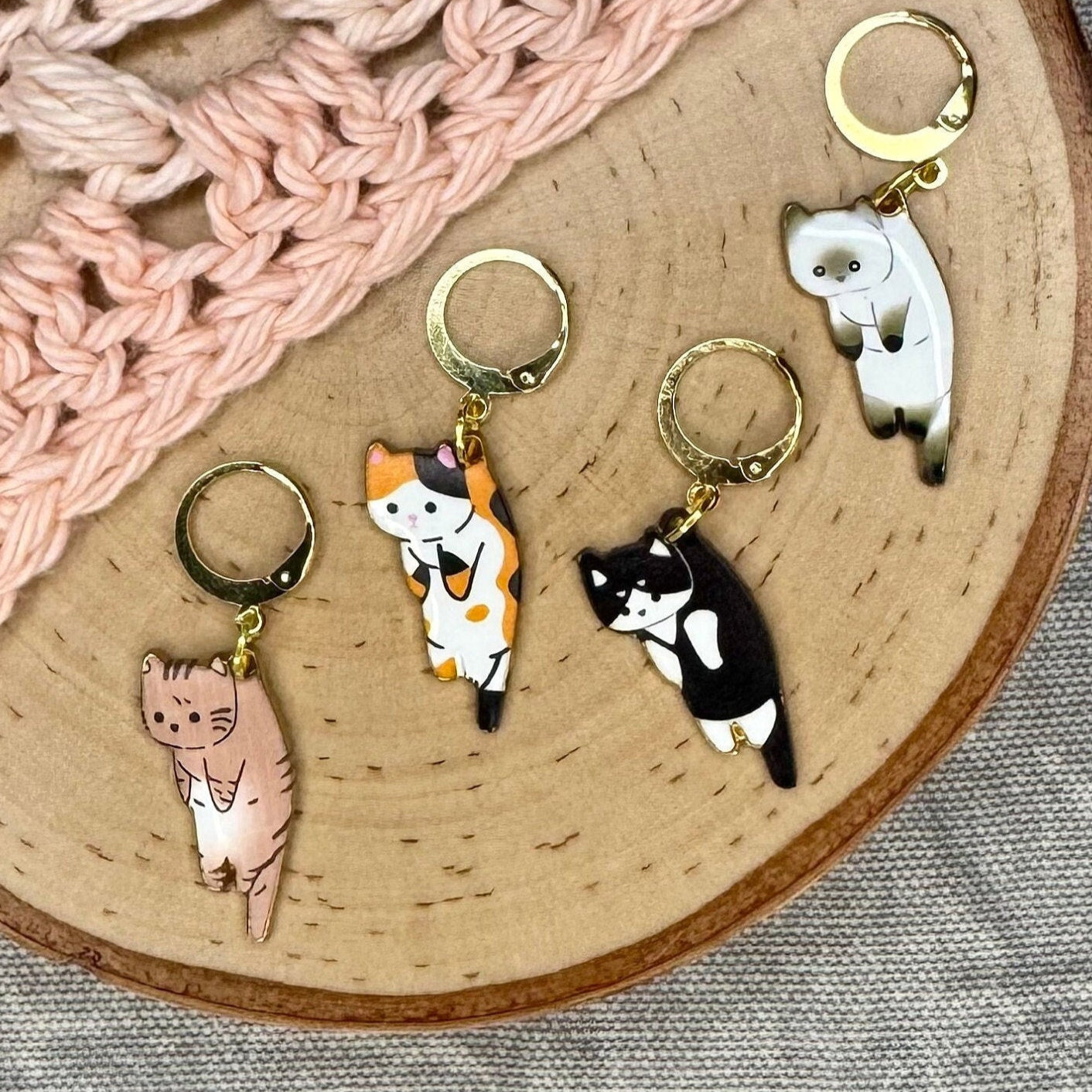 Kitten Stitch Markers | 4 pack